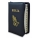 Biblie piele mica lux, neagra cu maini, piele naturala